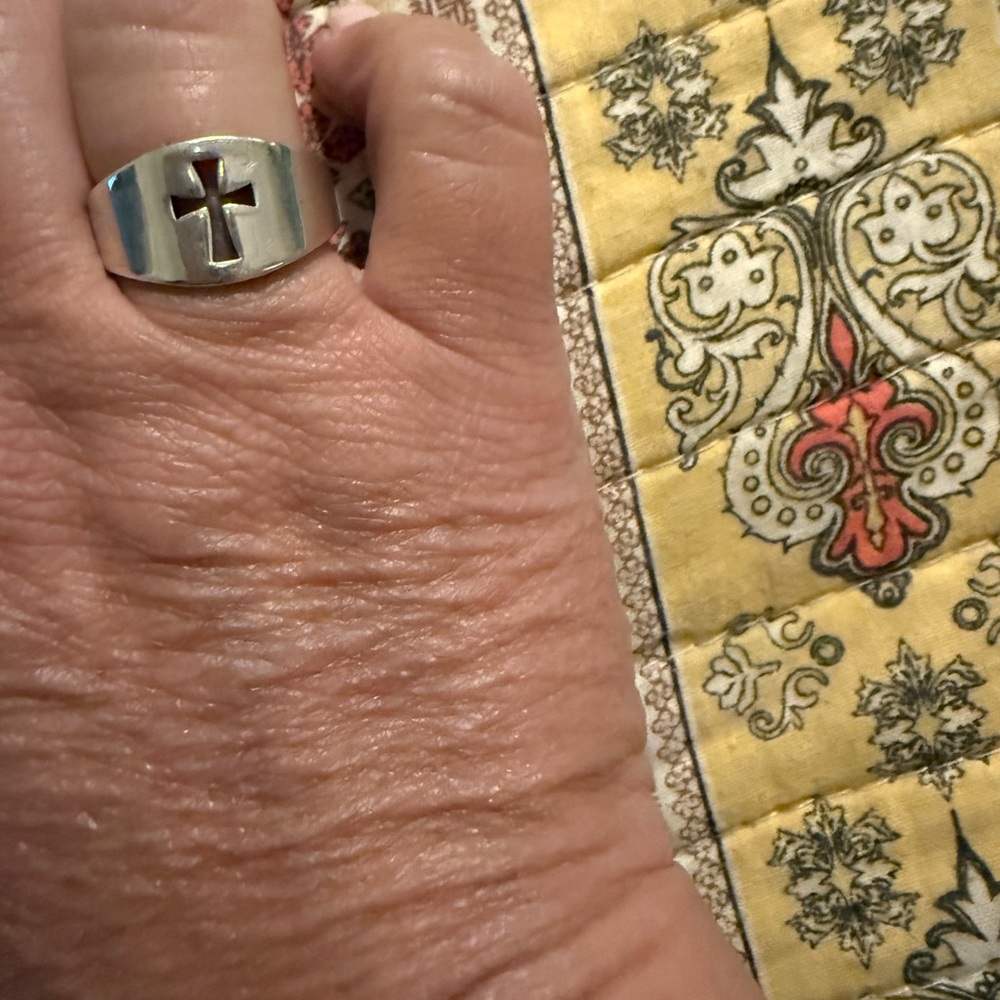 James Avery Silver Cross Ring